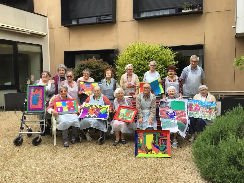Atelier artistique au sein de la Résidence Théophile Bretonnière